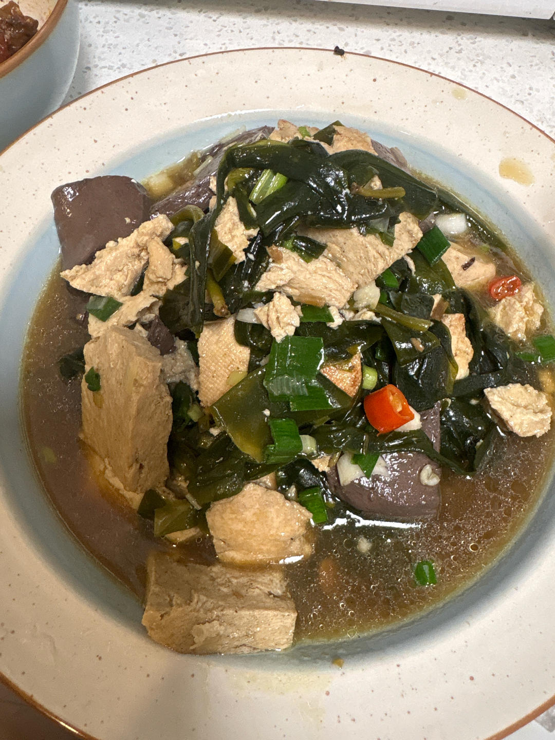 鸭血豆腐