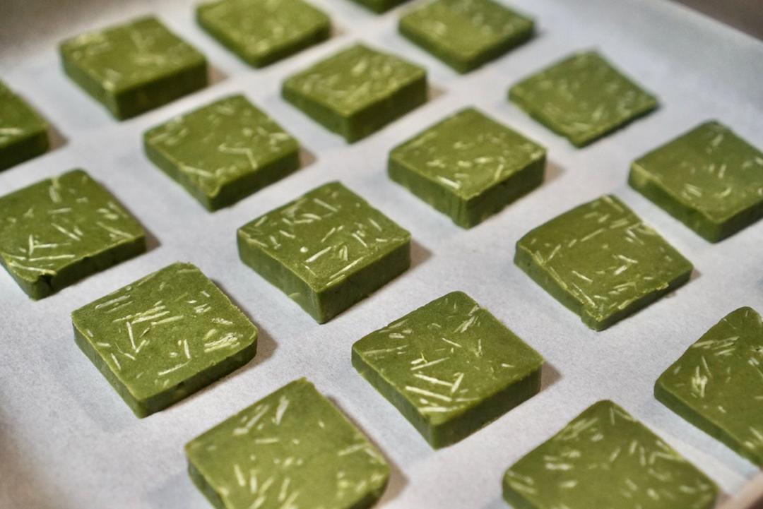 抹茶杏仁曲奇饼干
