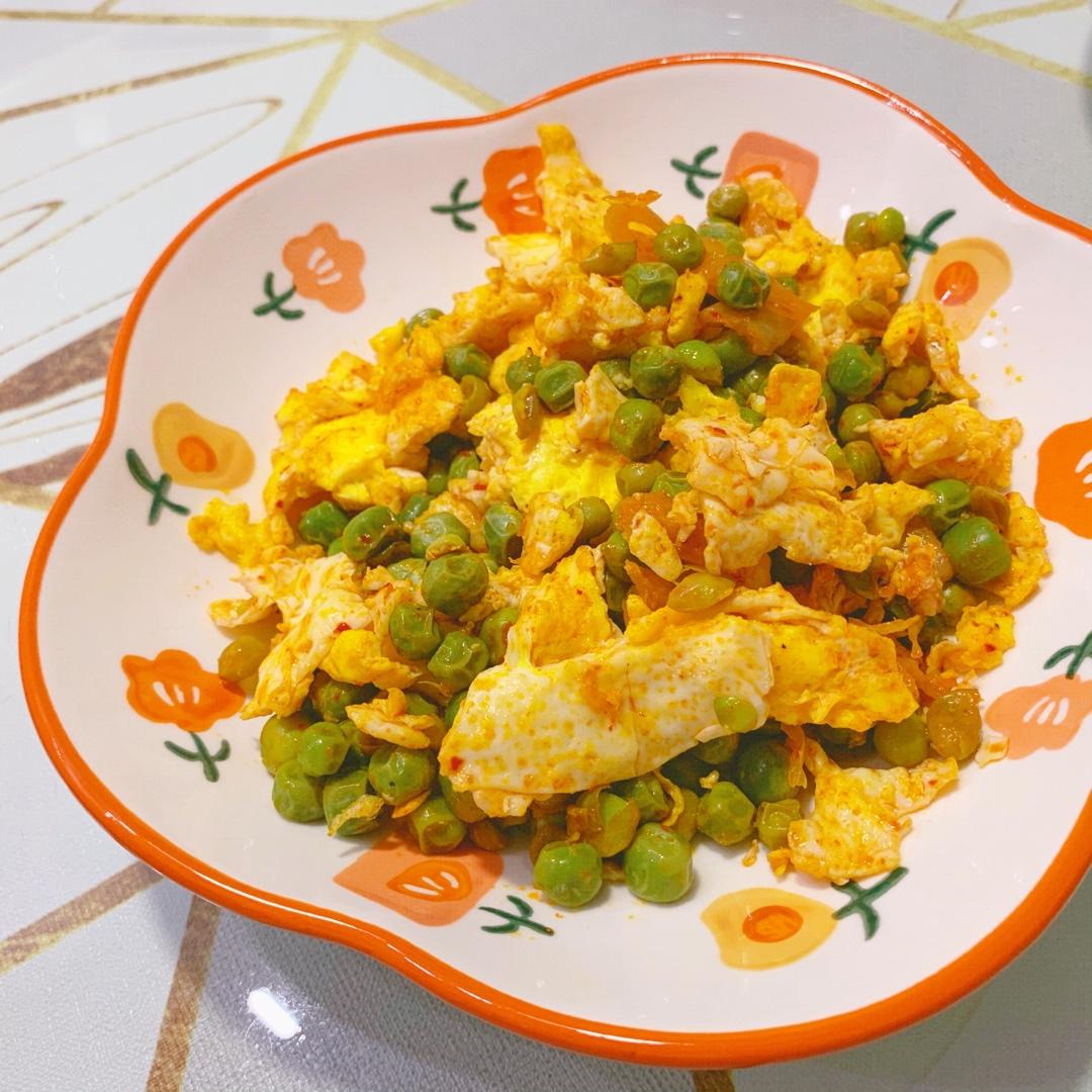 鸡蛋炒豌豆