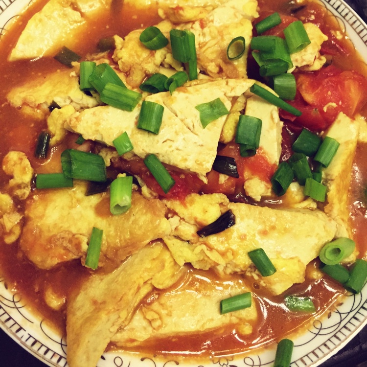 西红柿烧豆腐