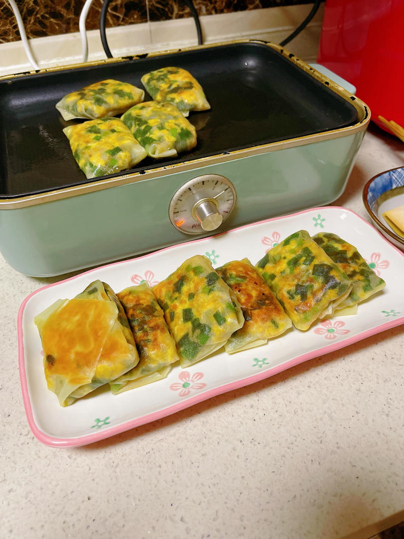 春卷皮～韭菜盒子