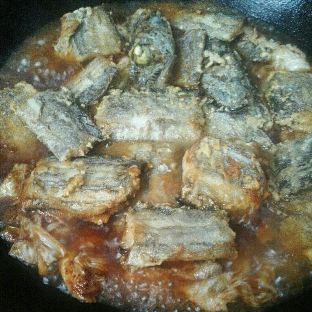 刀鱼扒白菜