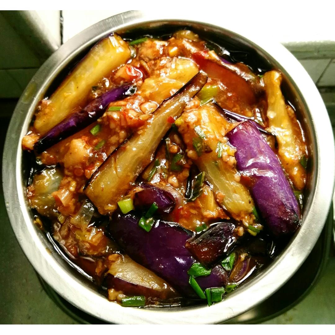 红烧肉沫茄子
