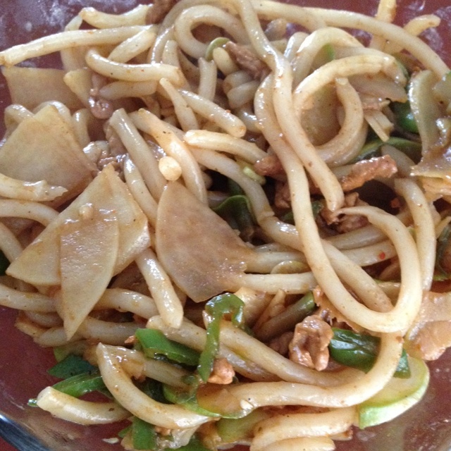 什锦炒乌冬面