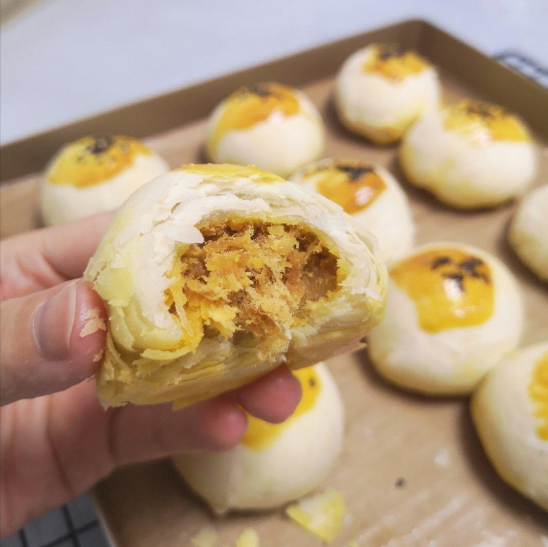 沙拉肉松蛋黄酥（猪油版）