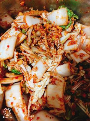 蒜蓉辣椒酱版的韩式辣白菜的做法 步骤10