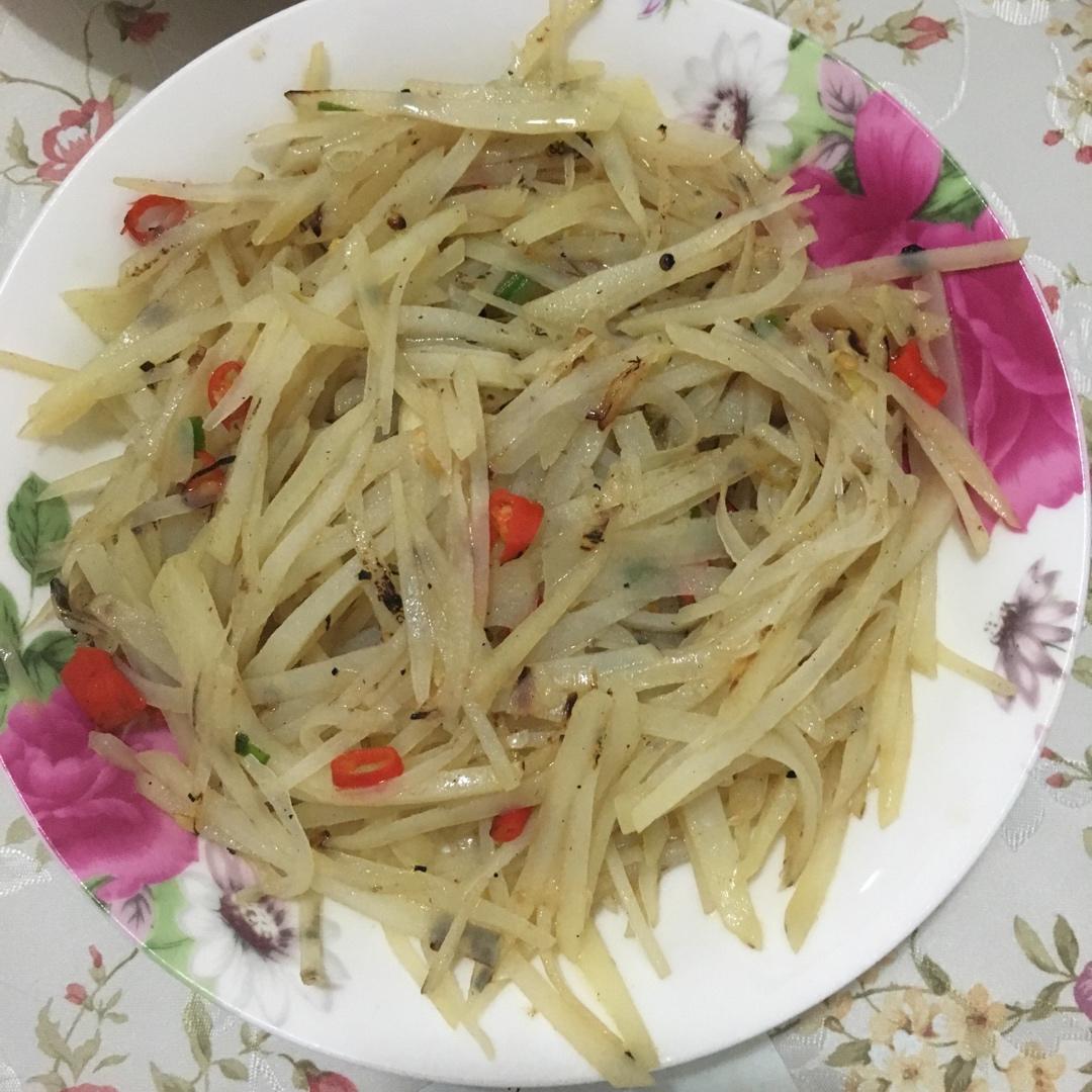 醋溜土豆丝