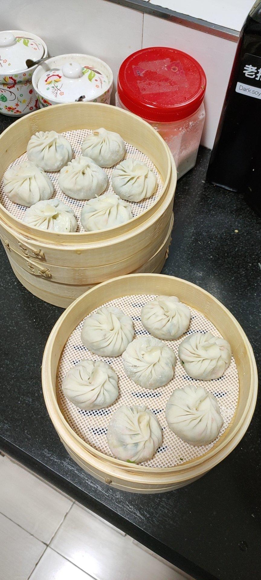 饺子皮版生煎包