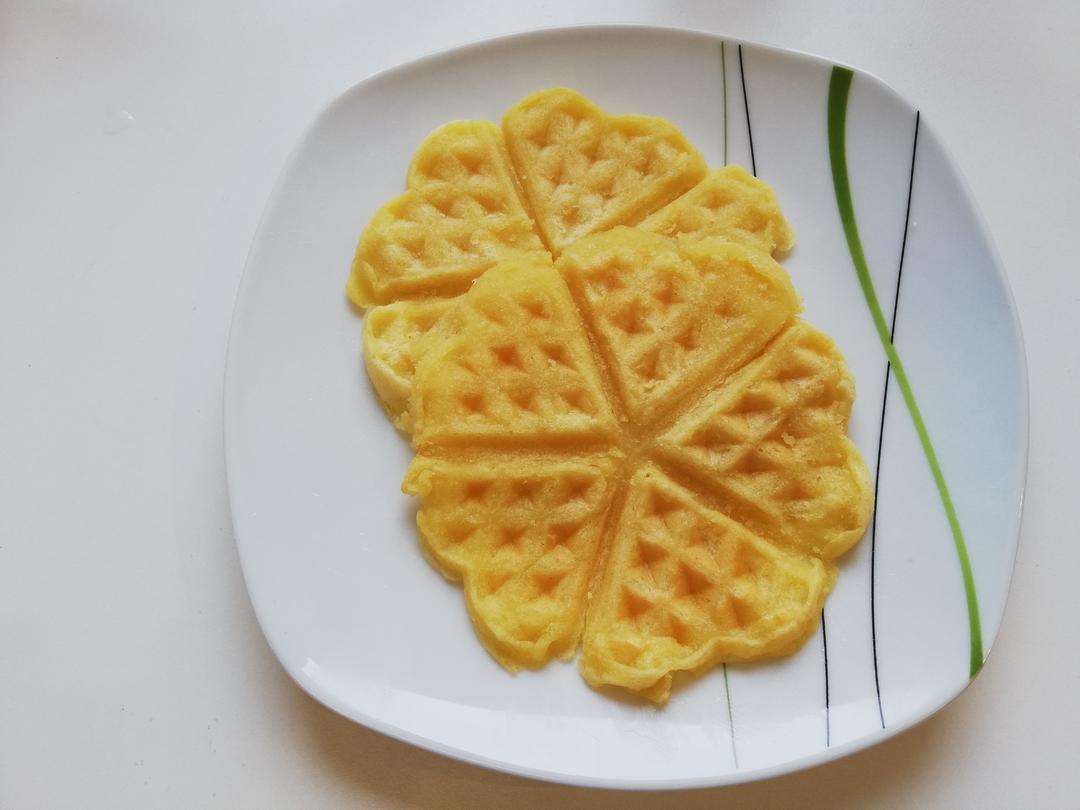 材料简单，操作简易的华夫饼的做法