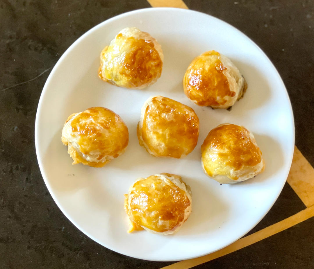 史上最简单蛋黄酥之空气炸锅版