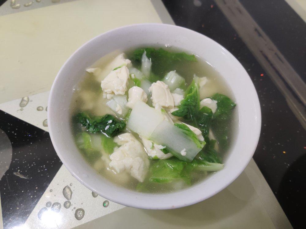 白菜豆腐汤