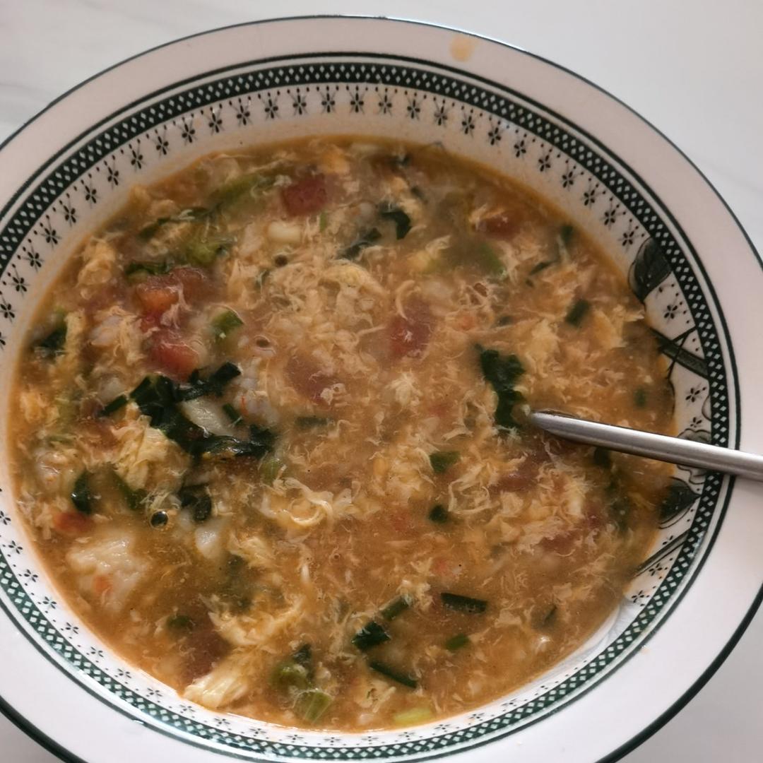 简单早餐-疙瘩汤