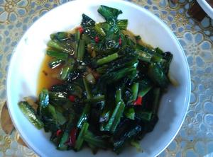 小米椒炒青菜的做法 步骤4