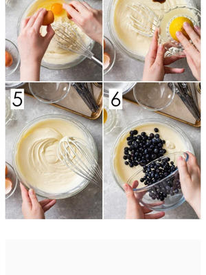 酸甜蓝莓芝士蛋糕的做法 步骤3