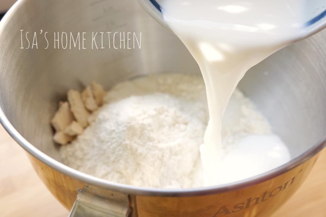 纯奶手撕吐司的做法 步骤1