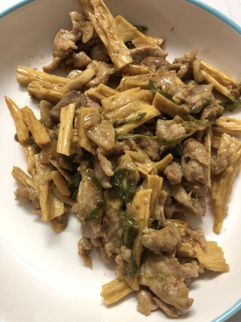 腐竹炒肉「快手菜」