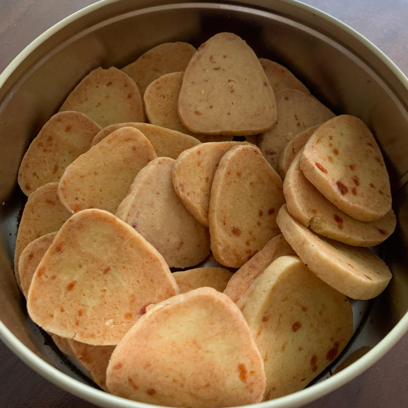 ㊙️免打发，零失败❗️好吃到爆炸的黄金芝士咸味饼干