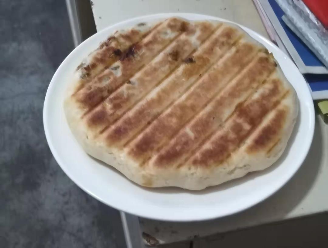 酸菜馅饼【无油素食】的做法