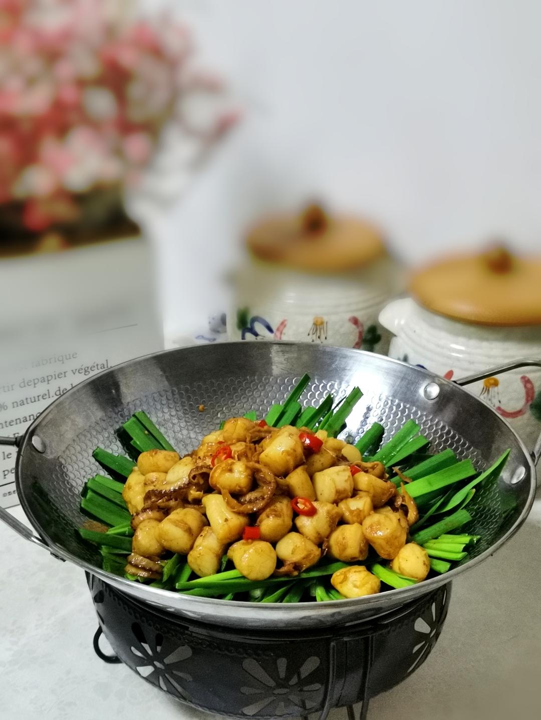 干锅扇贝的做法