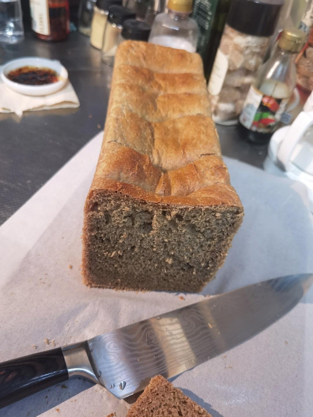 全麦吐司（50%全麦含量）低卡，低热量