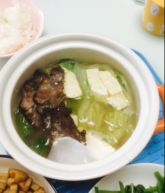 砂锅白菜豆腐