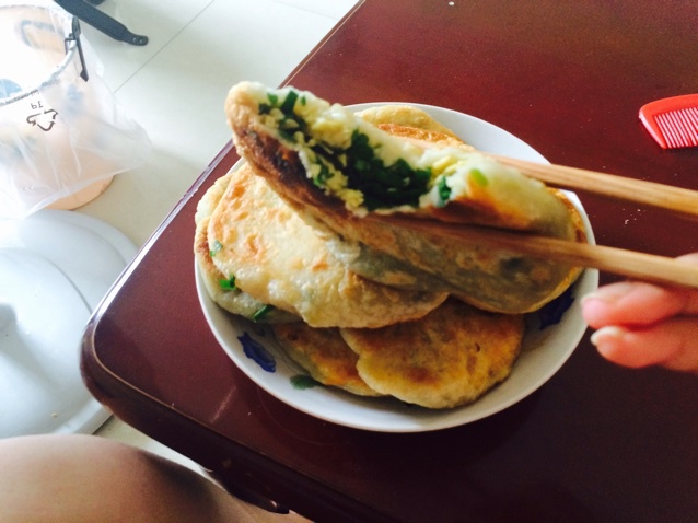 薄皮韭菜饼