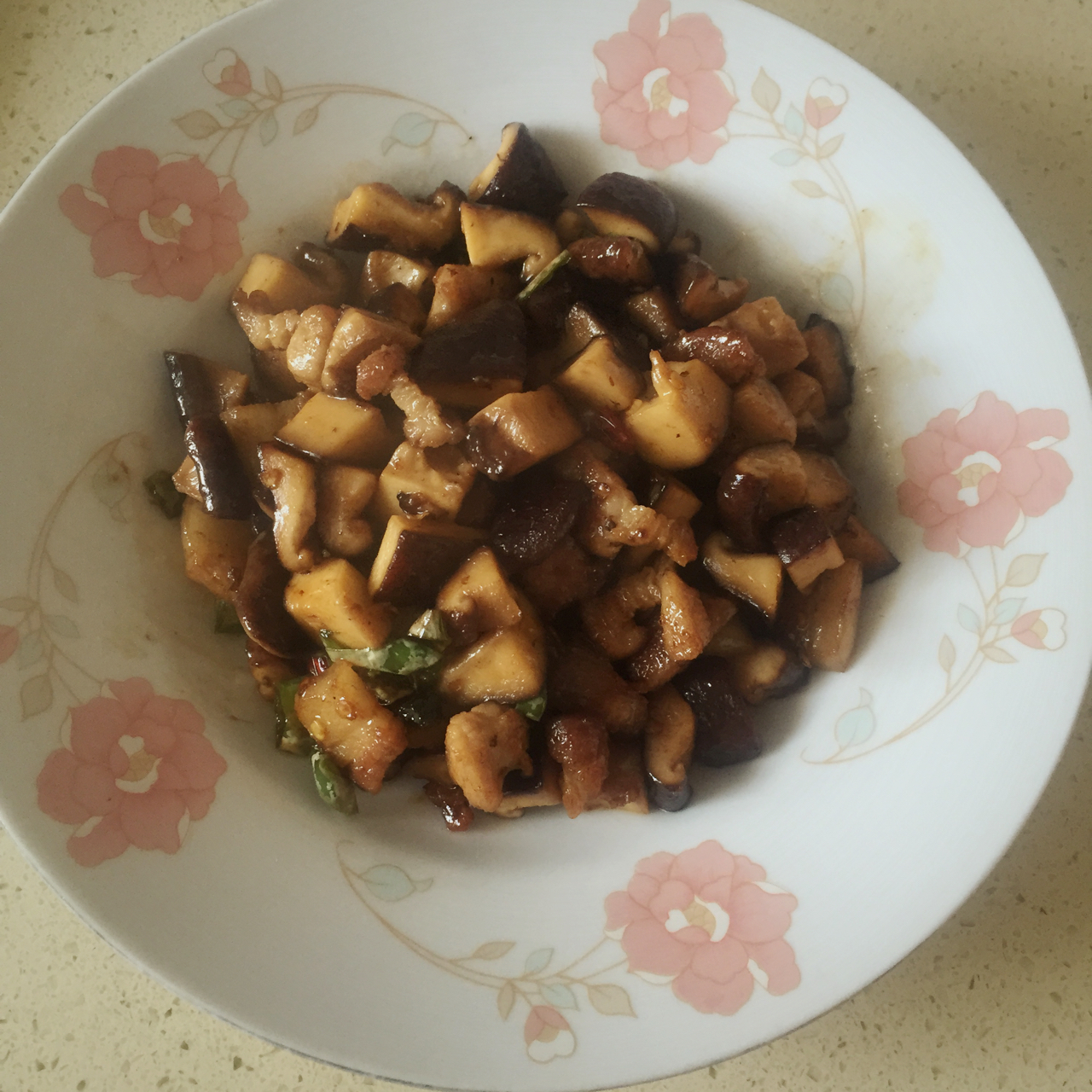 蚝油香菇丁 Shiitake mushroom in oyster sauce