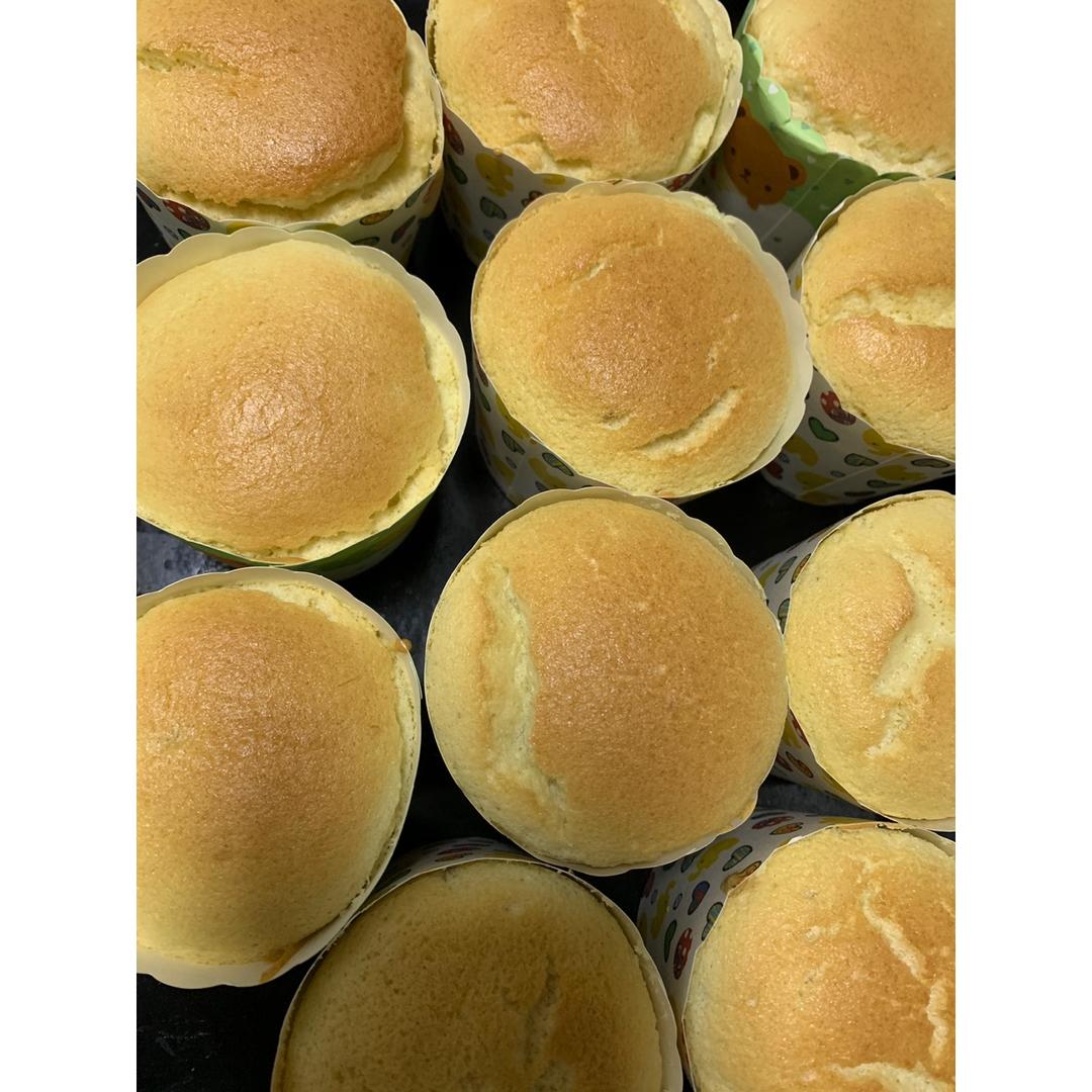 纸杯蛋糕 8寸戚风蛋糕的量