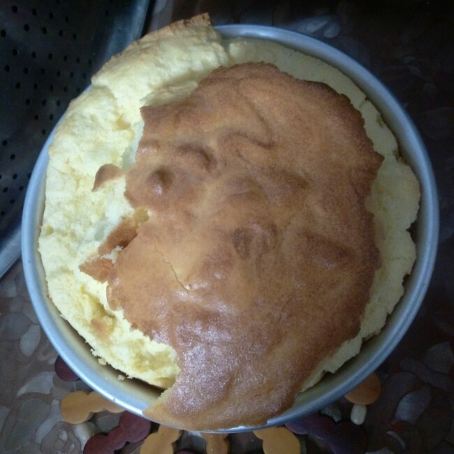 6寸原味戚风蛋糕