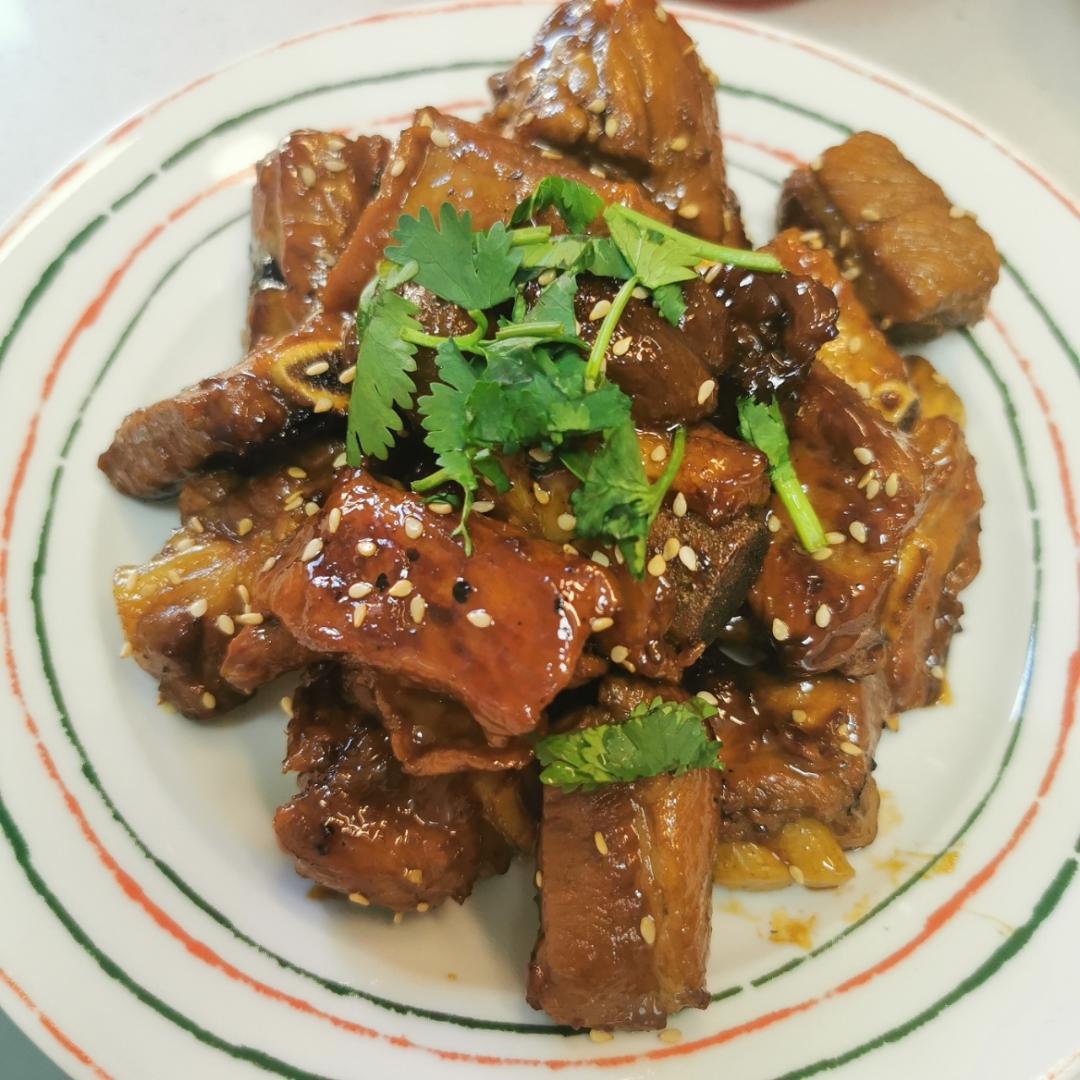 糖醋排骨/糖醋小排（不放油）（12345口诀做出正宗上海本帮）