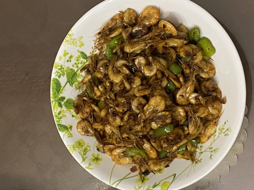 青椒小虾