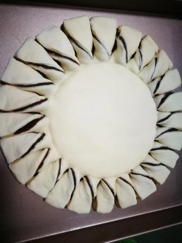 向日葵豆沙面包
