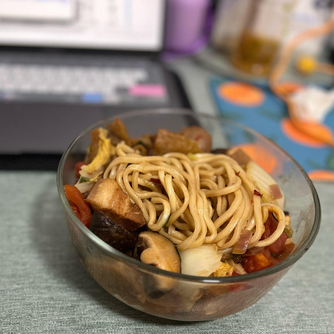 茄子焖面