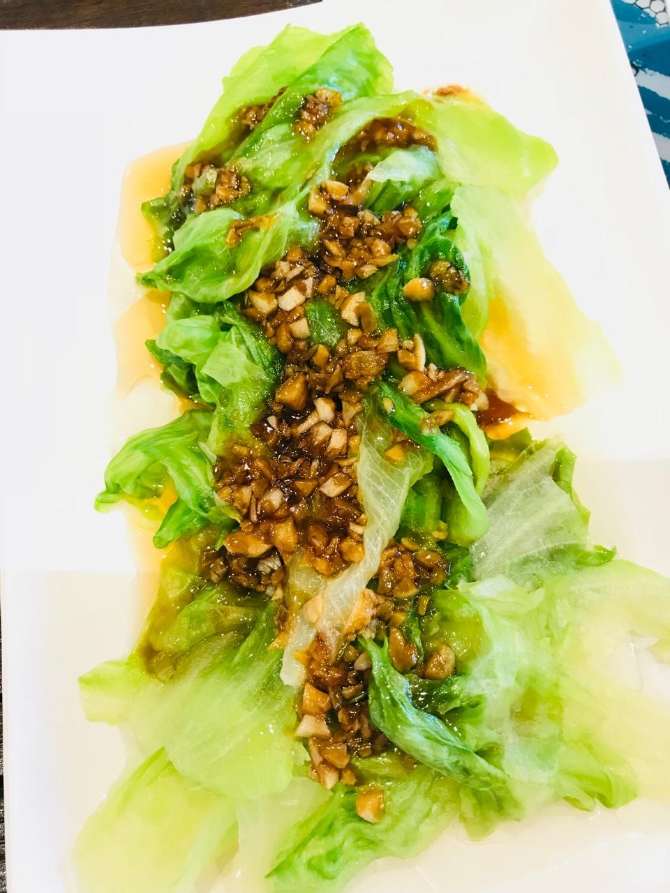 蚝油生菜（翠绿及摆盘秘诀）