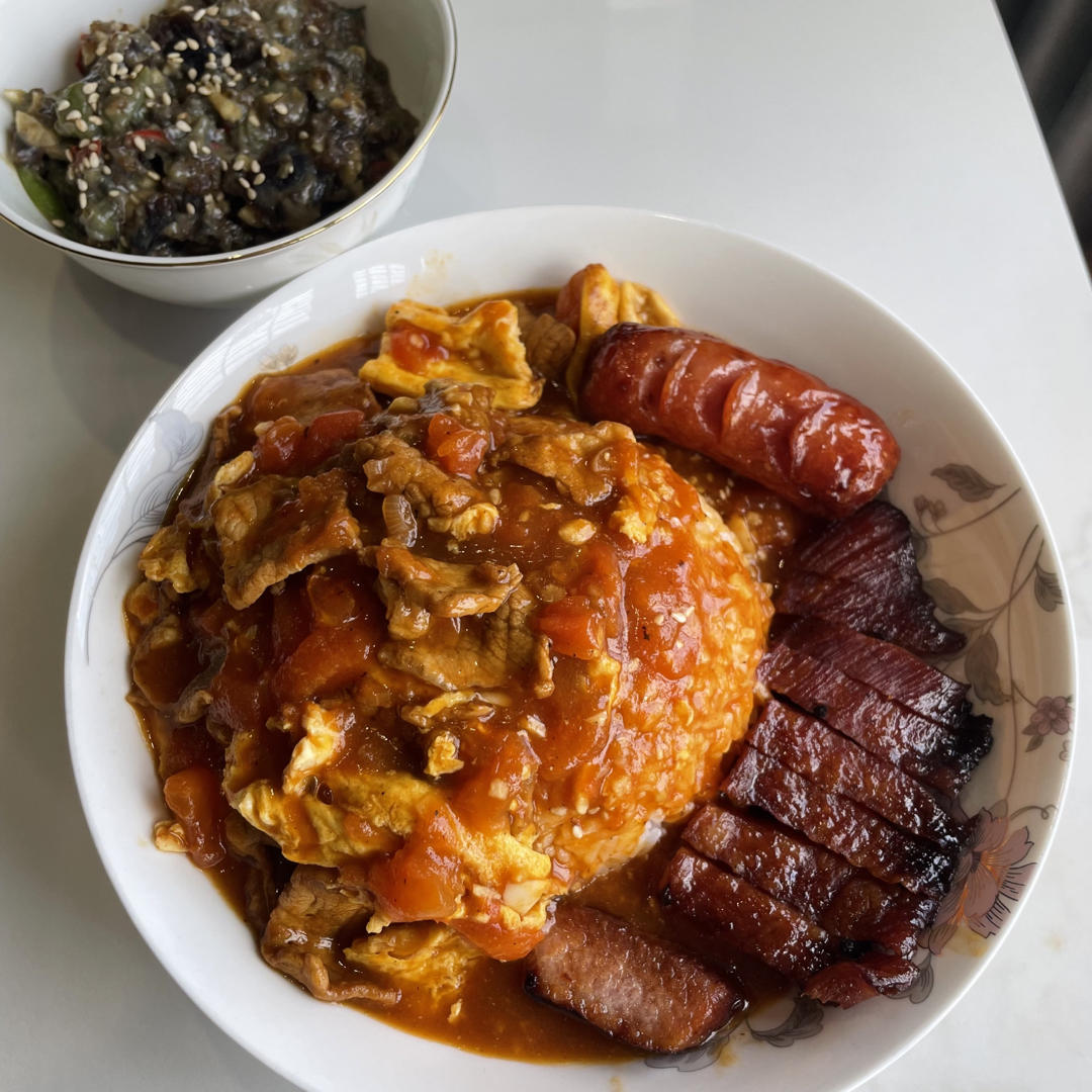 酸甜浓郁～超开胃🔥番茄滑蛋牛肉饭
