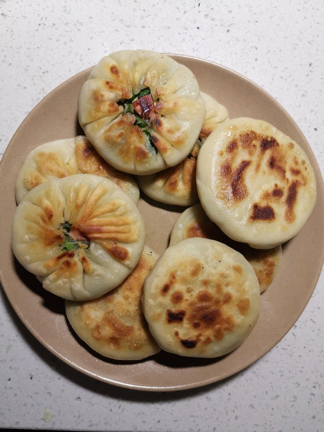 皮薄馅大～韭菜鸡蛋饼