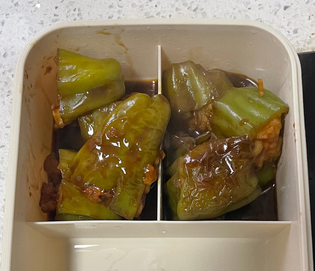 年夜菜不可少的青椒酿虾滑！杠杠的好吃