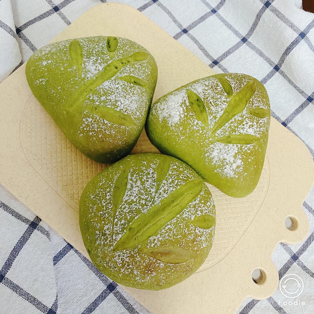 抹茶软欧（蜜豆奶酪馅）