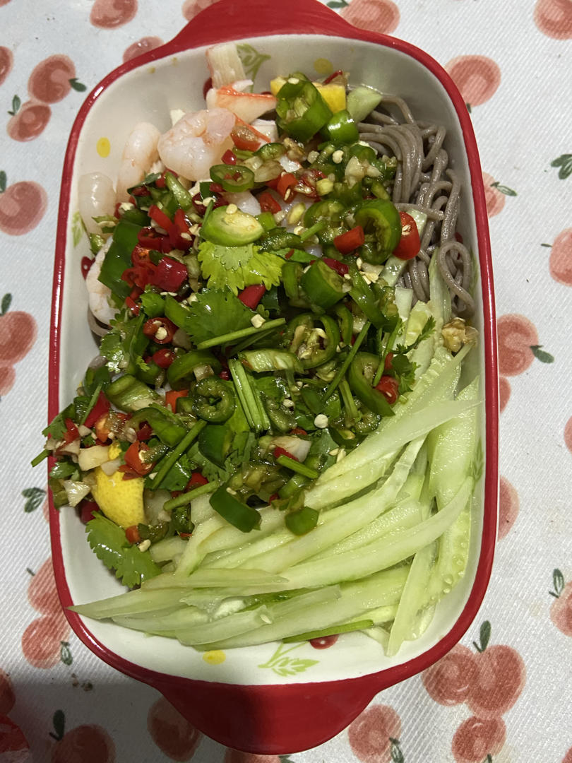 ㊙️低脂低热量❗️巨好吃四款减脂凉拌面‼️