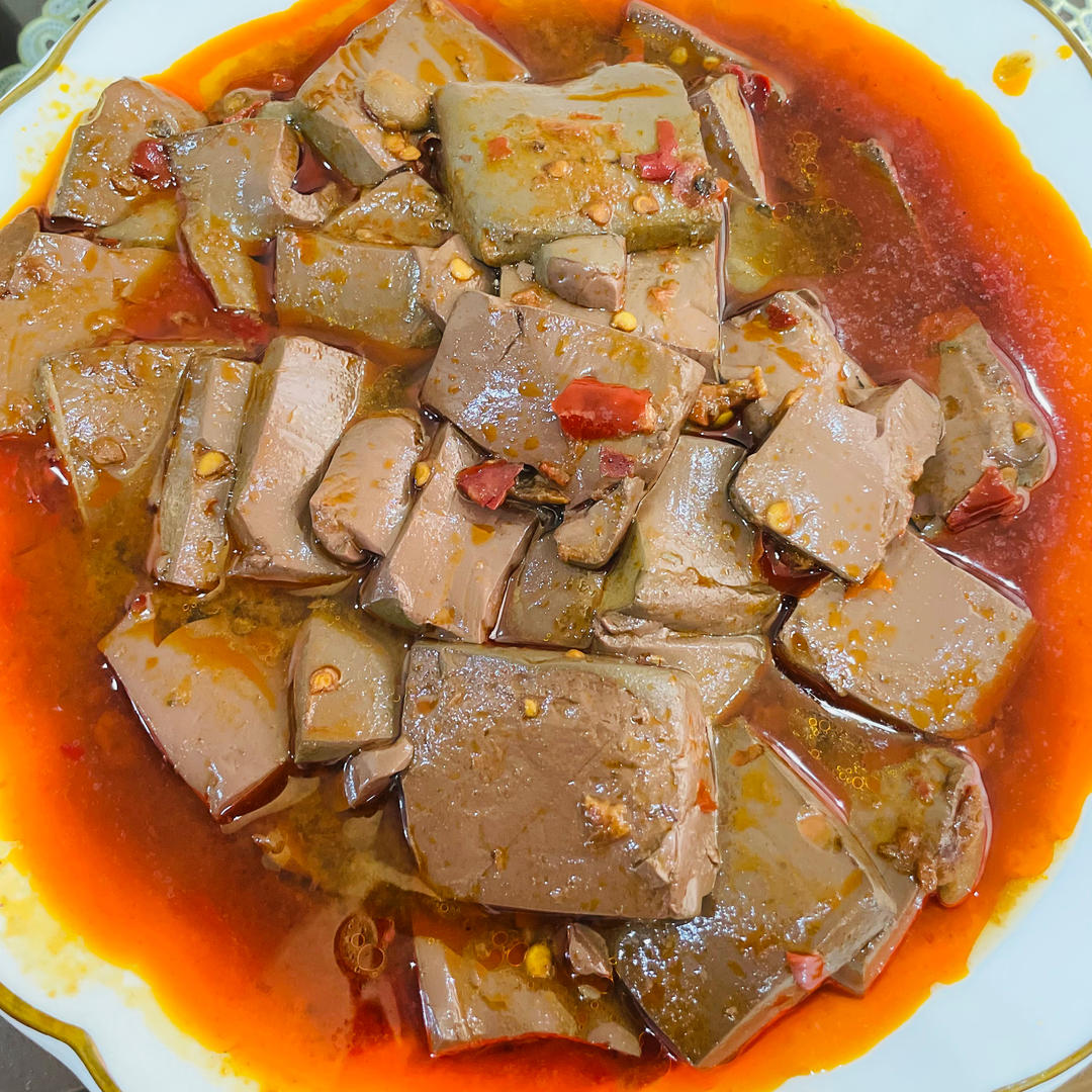 麻辣鸭血
