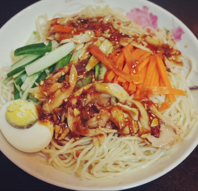 鸡丝凉面