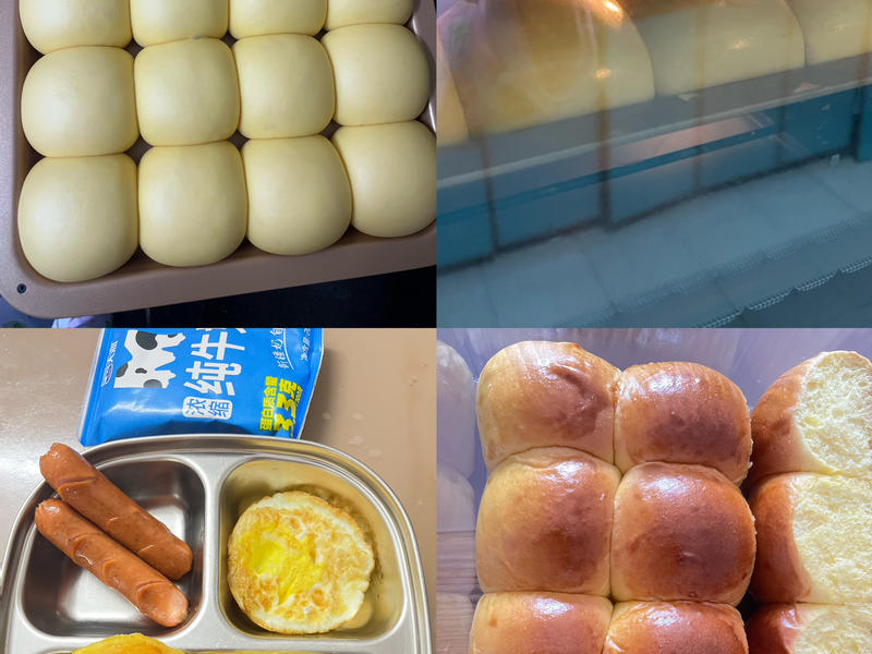 纯奶手撕吐司的做法 步骤1