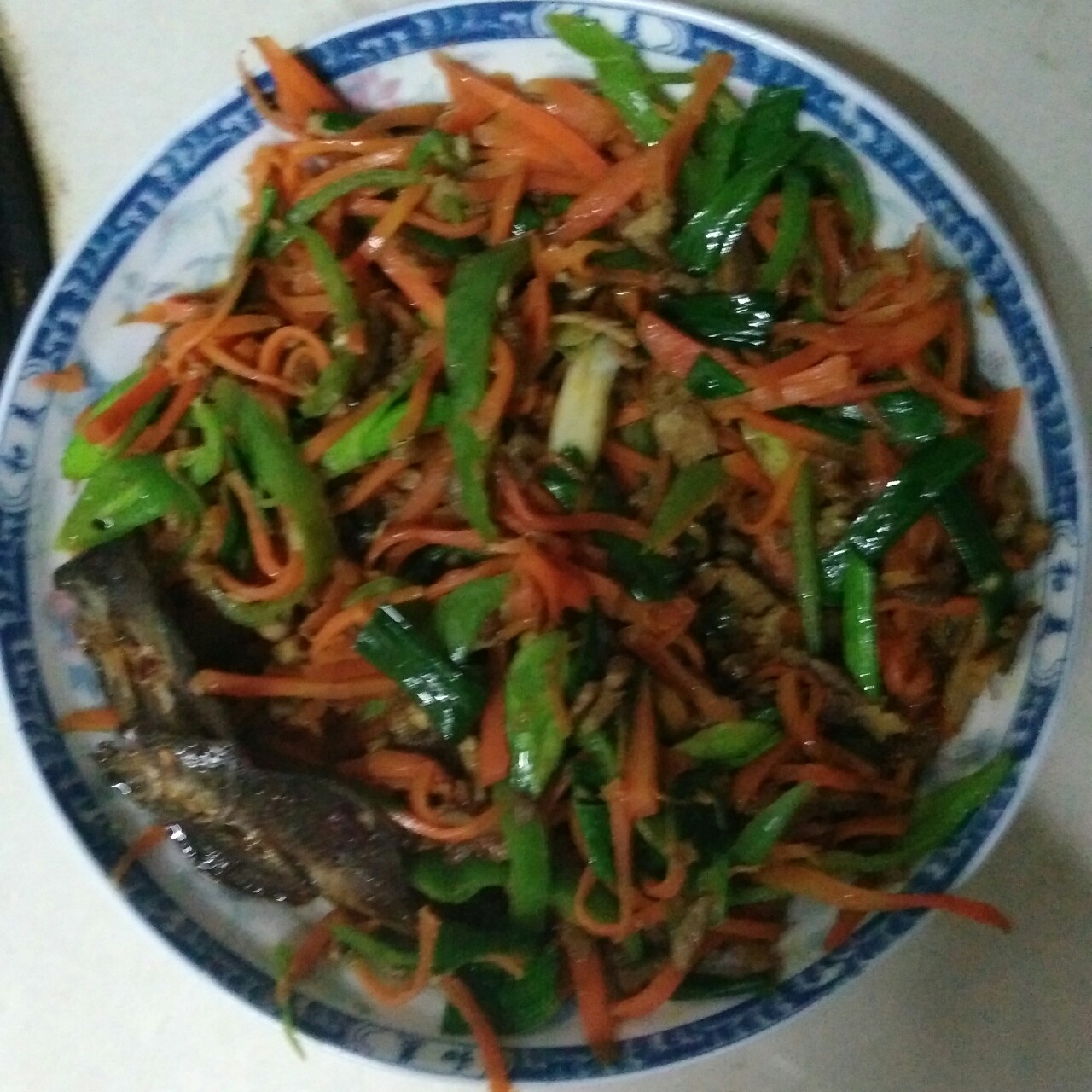 胡萝卜炒肉丝