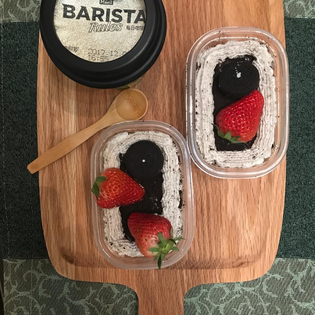 好吃到流泪的奥利奥咸奶油盒子蛋糕