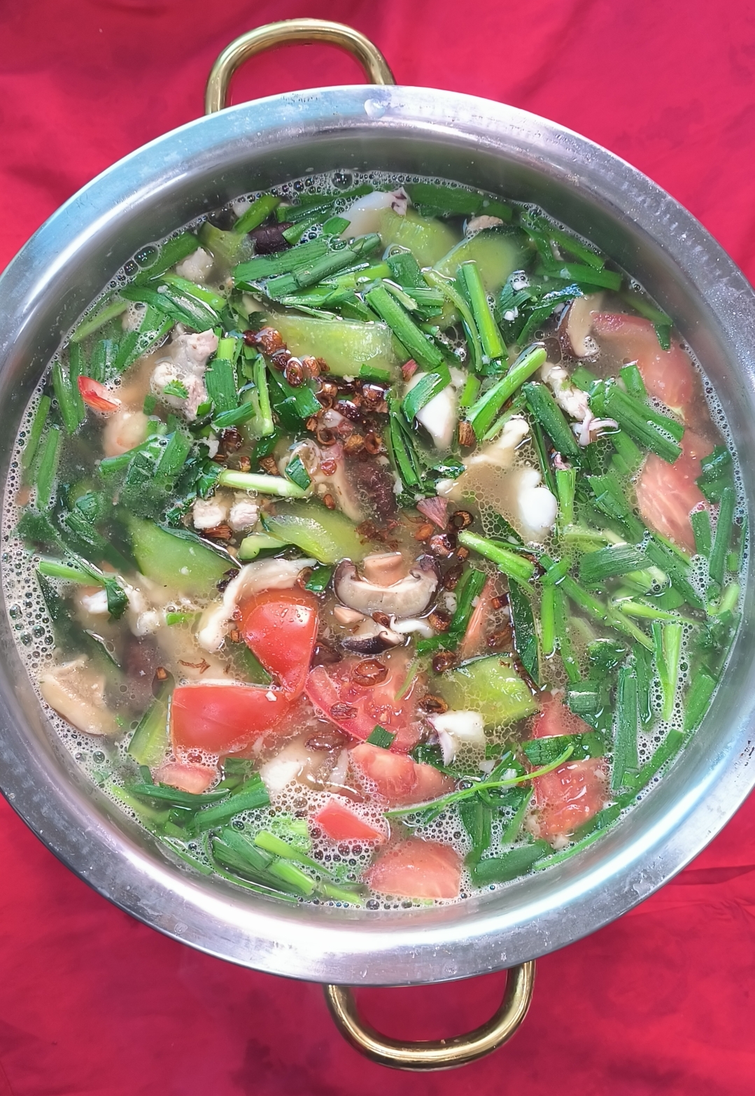 海鲜面条汤的做法