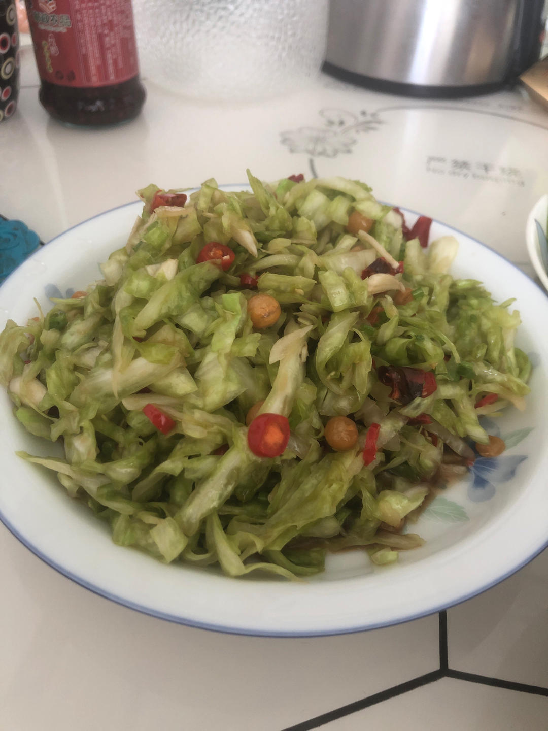 凉拌包菜丝
