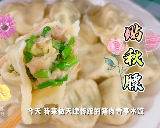 【贴秋膘】天津传统水饺，比韭菜香多少倍！（董姐美食）的做法