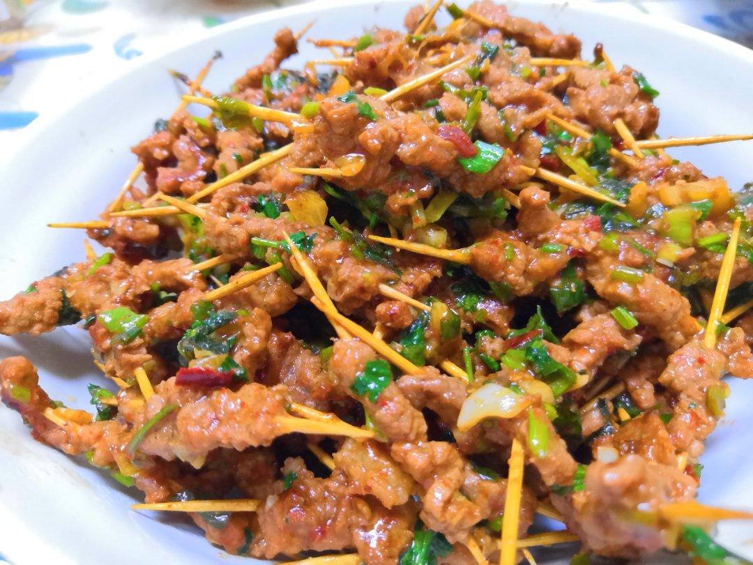 牙签牛肉 道地湖南味