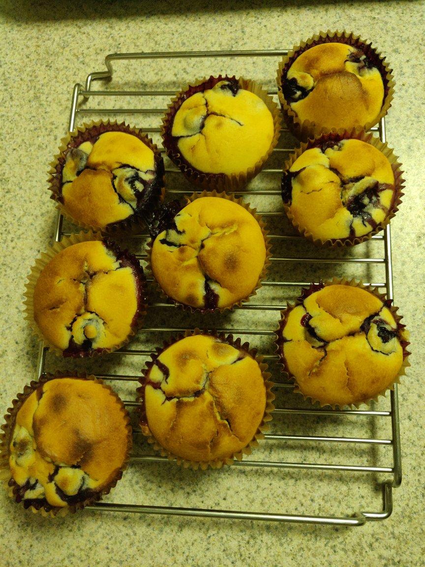 蓝莓玛芬蛋糕 Blueberry Muffin