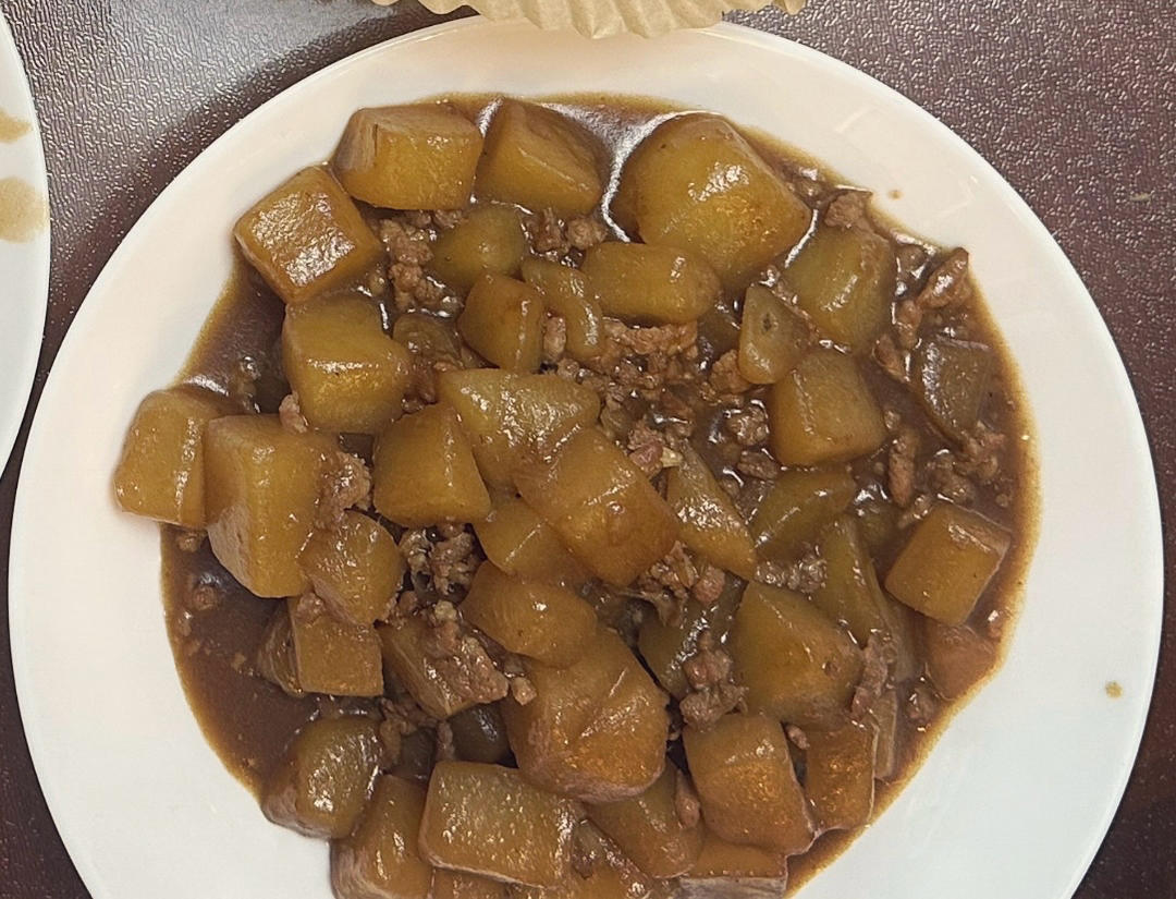 肉沫土豆饭